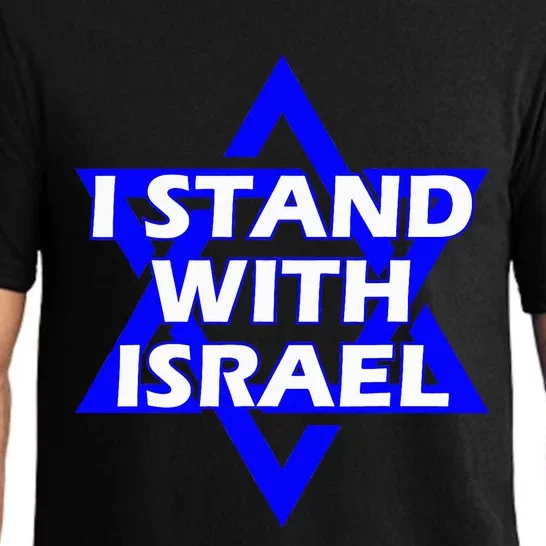 I Stand With Israel Star Of David Pajama Set