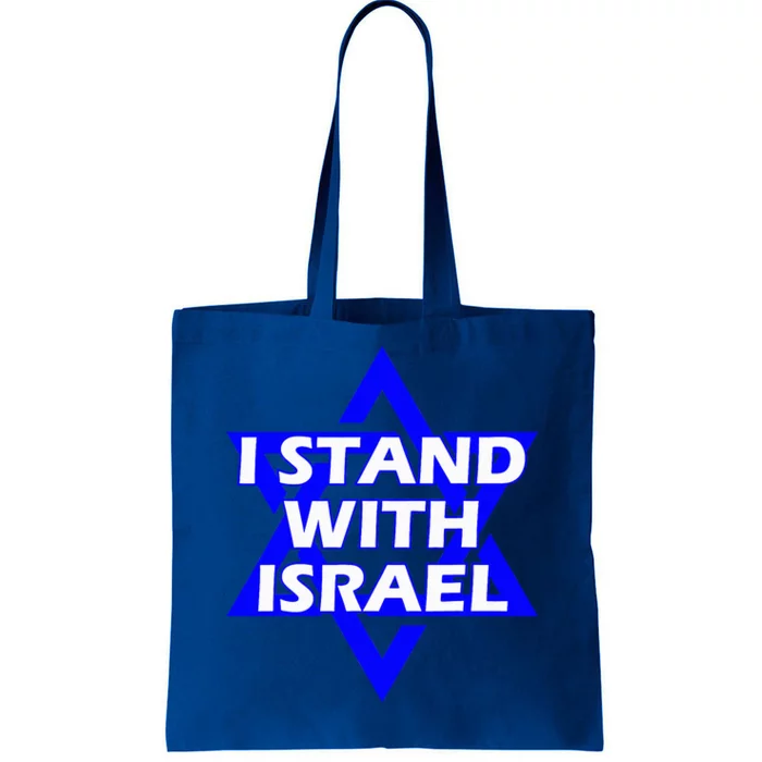 I Stand With Israel Star Of David Tote Bag