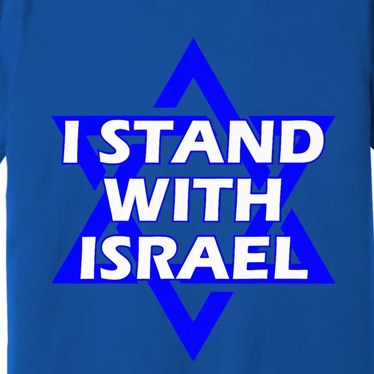 I Stand With Israel Star Of David Premium T-Shirt