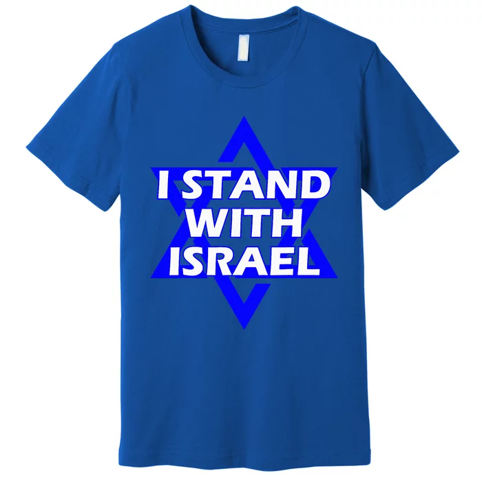 I Stand With Israel Star Of David Premium T-Shirt