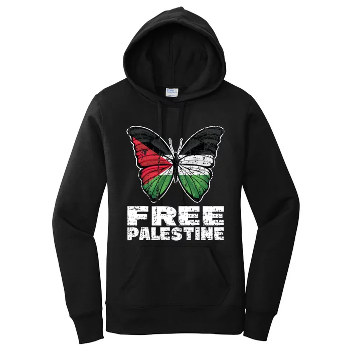 I Stand With Palestine For Their Freedom Free Palestine Women's Pullover Hoodie