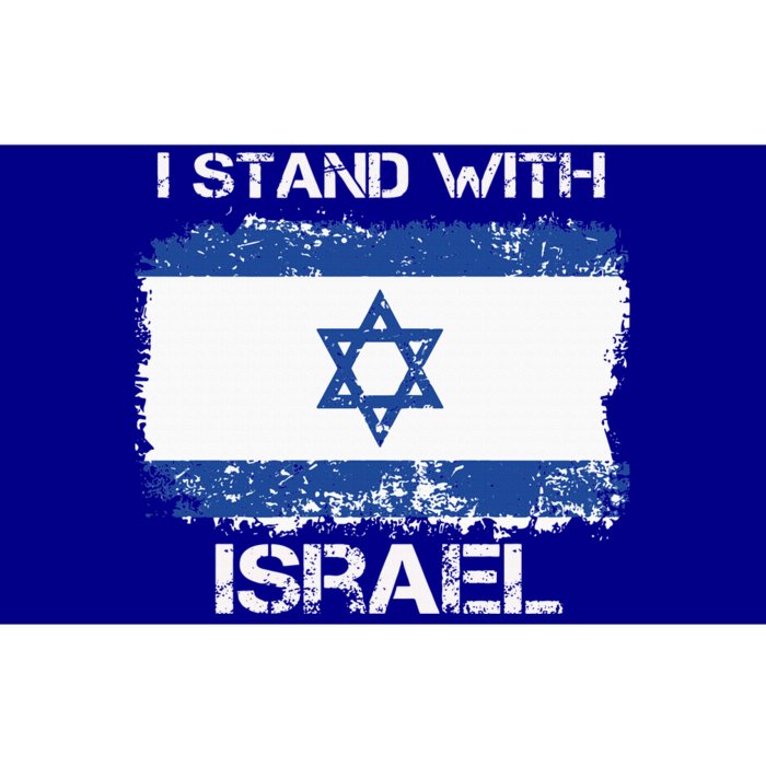 I Stand With Israel Support Israel Love Israeli Brotherhood Bumper Sticker