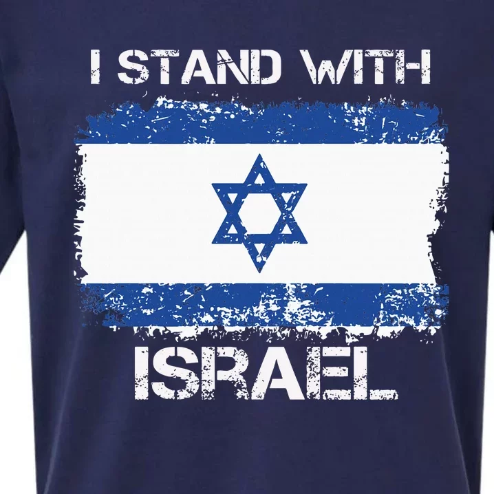 I Stand With Israel Support Israel Love Israeli Brotherhood Sueded Cloud Jersey T-Shirt