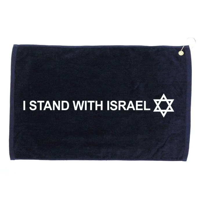 I Stand With Israel Grommeted Golf Towel