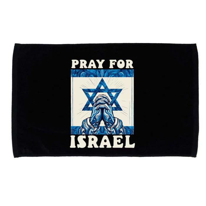 I Stand With Israel Support Israel Strong Pray For Israel Microfiber Hand Towel