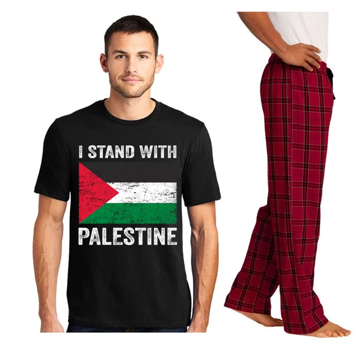 I Stand With Palestine For Their Freedom Palestinians Flag Funny Gift Pajama Set