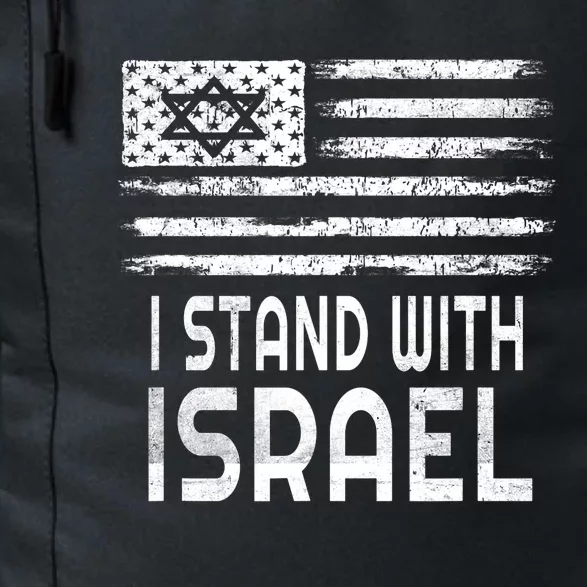 I Stand With Israel America Flag Israel Flag Daily Commute Backpack