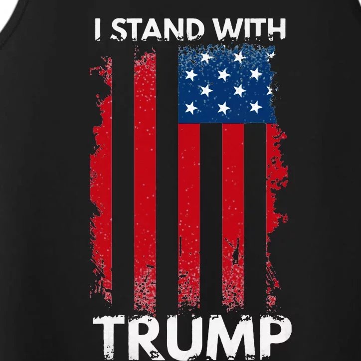 I Stand With Trump Pro Trump Performance Tank