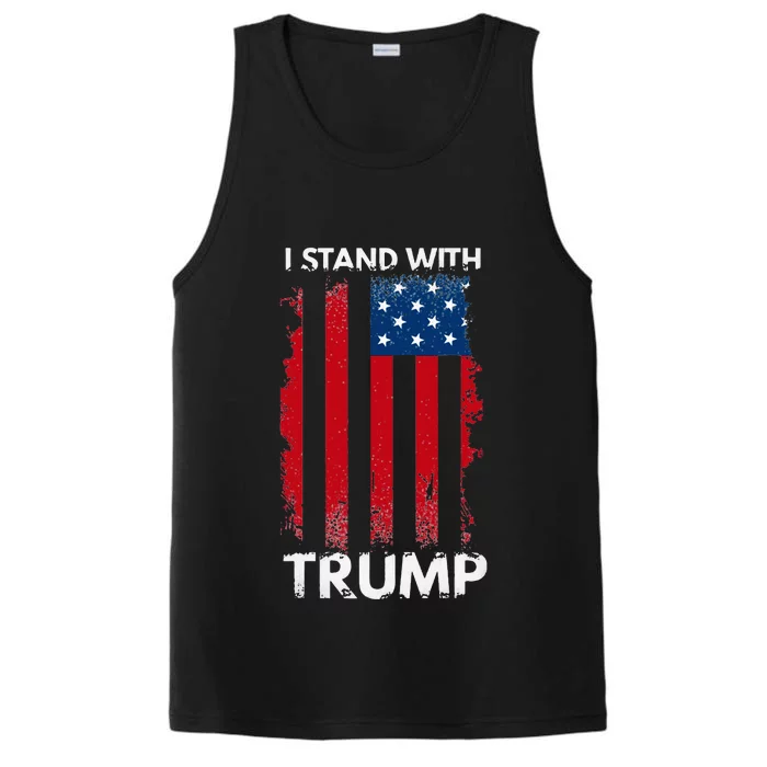 I Stand With Trump Pro Trump Performance Tank