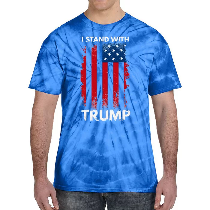 I Stand With Trump Pro Trump Tie-Dye T-Shirt