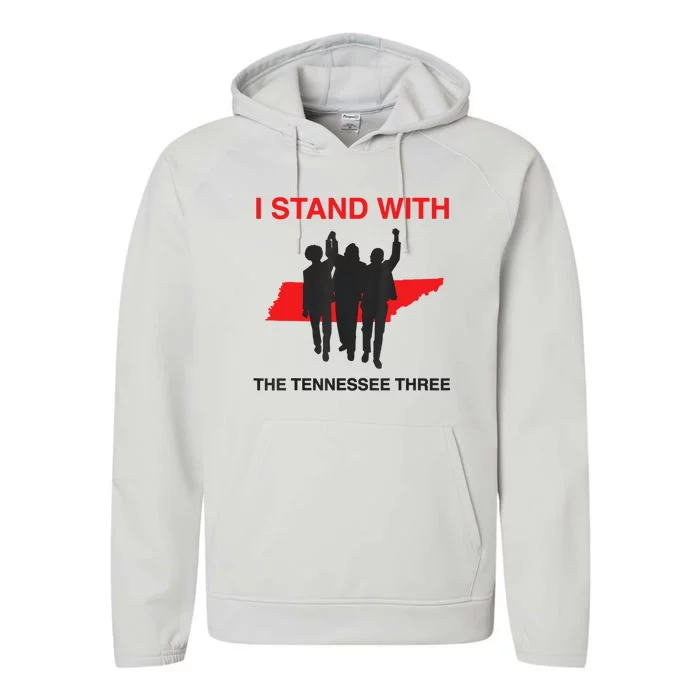 I STAND WITH THE TENNESSEE THREE Performance Fleece Hoodie