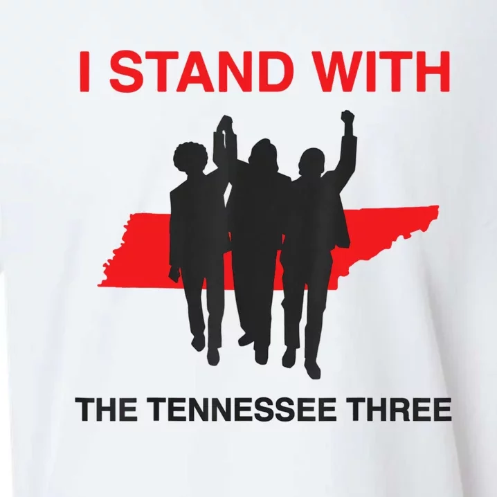 I STAND WITH THE TENNESSEE THREE Sueded Cloud Jersey T-Shirt