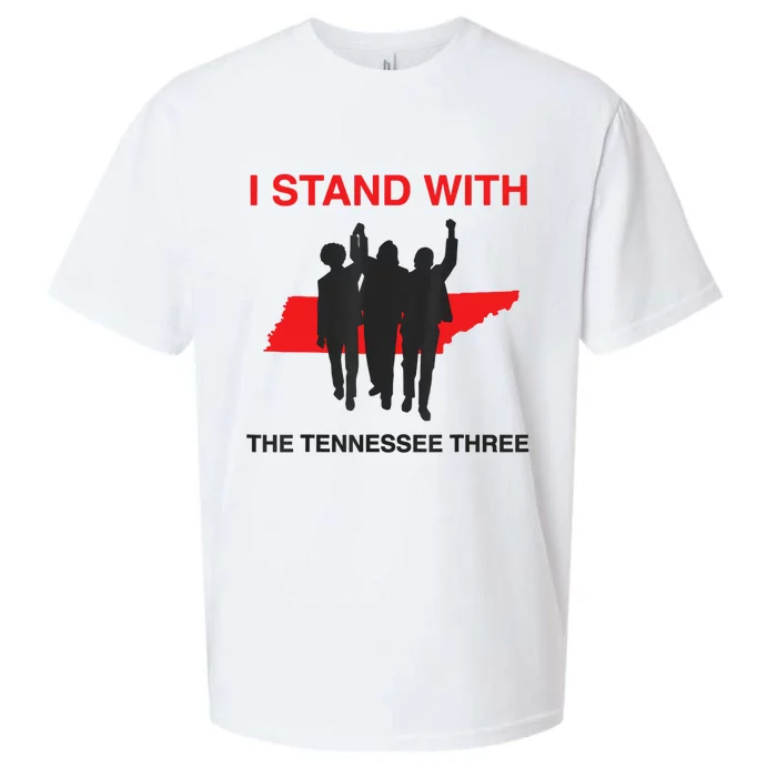 I STAND WITH THE TENNESSEE THREE Sueded Cloud Jersey T-Shirt