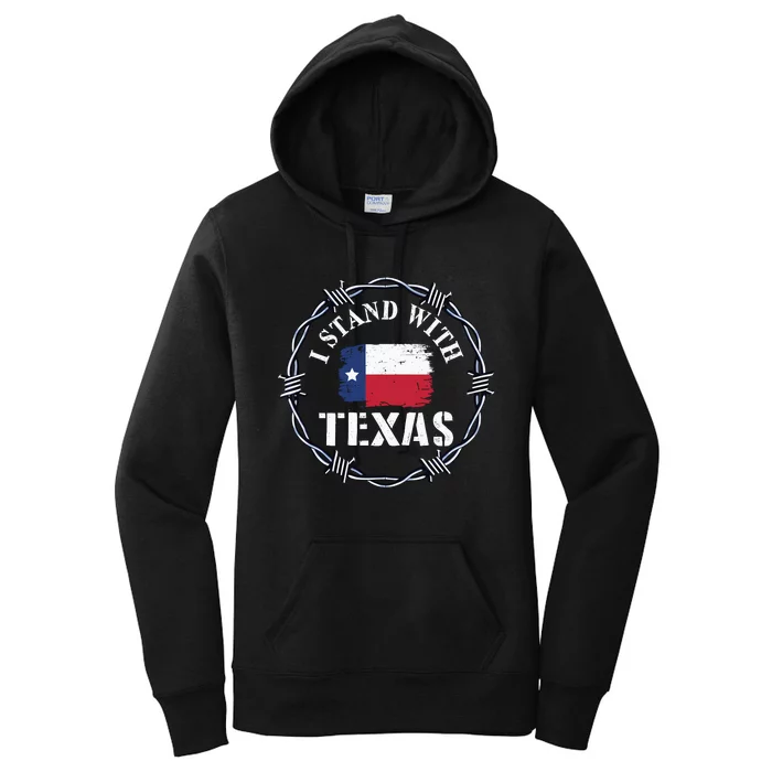 I Stand With Texas Come And Take It Women's Pullover Hoodie