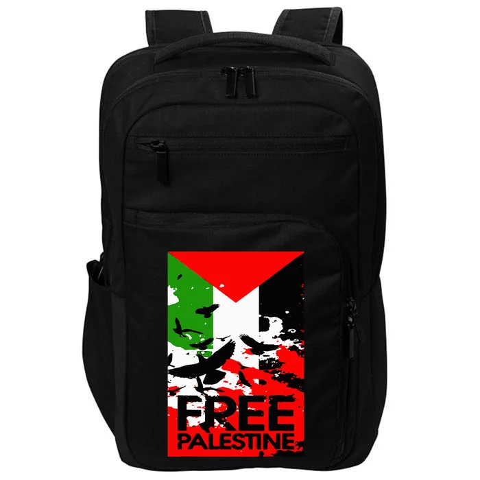 I Stand With Palestine For Their Freedom Free Palestine Impact Tech Backpack