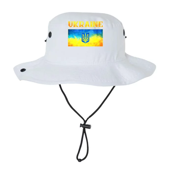 I Stand With Ukraine Gift Ukrainian Flag Ukraine Cool Gift Legacy Cool Fit Booney Bucket Hat