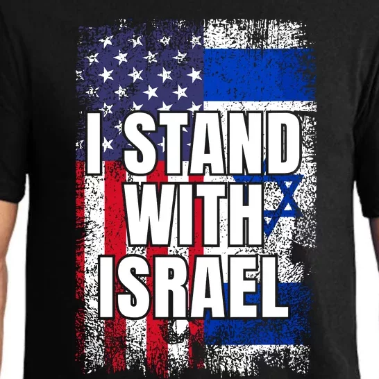 I Stand With Israel Usa Israeli Flag Pajama Set