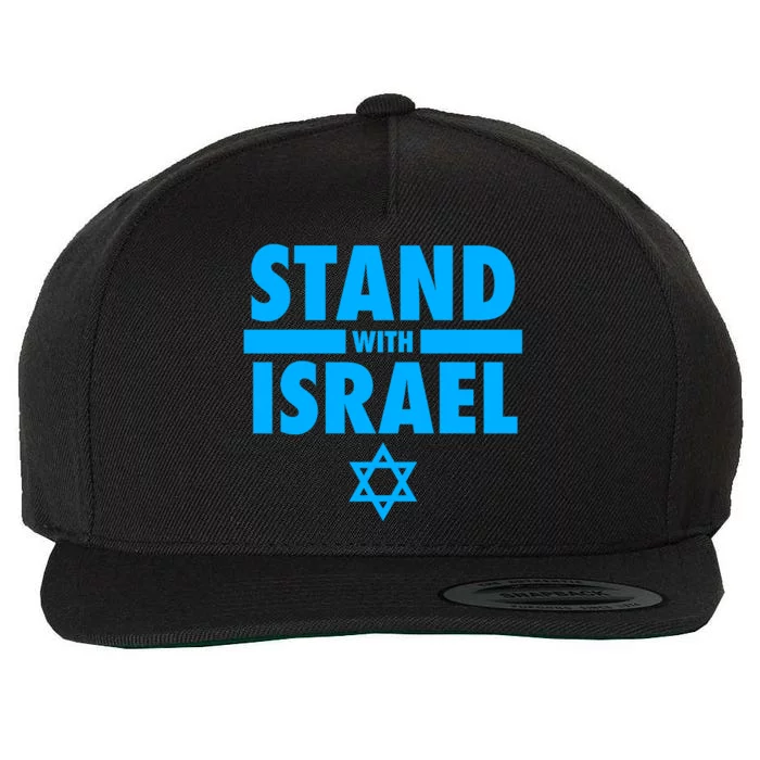 I Stand With Israel Pray For Israel Wool Snapback Cap