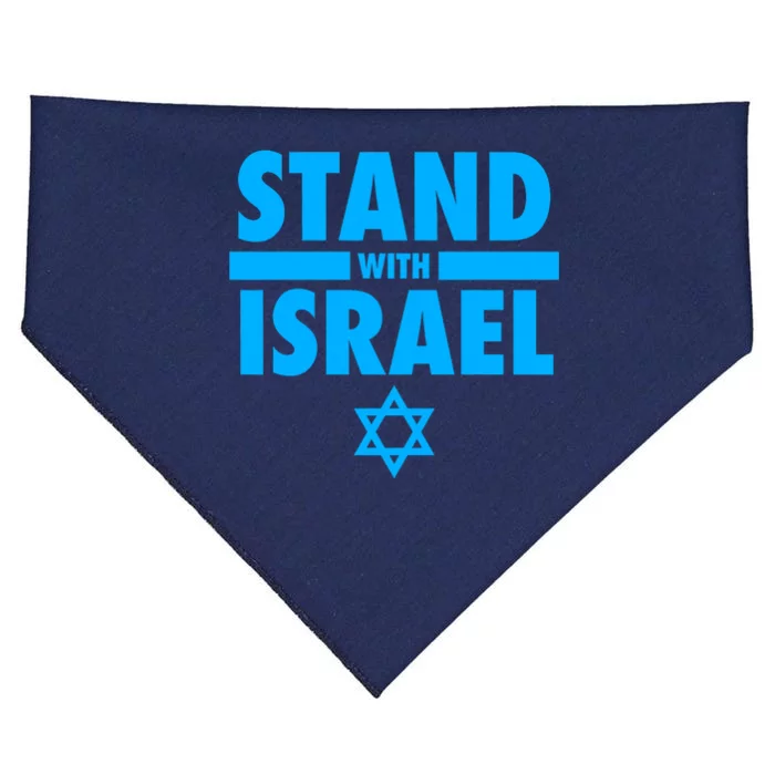 I Stand With Israel Pray For Israel USA-Made Doggie Bandana