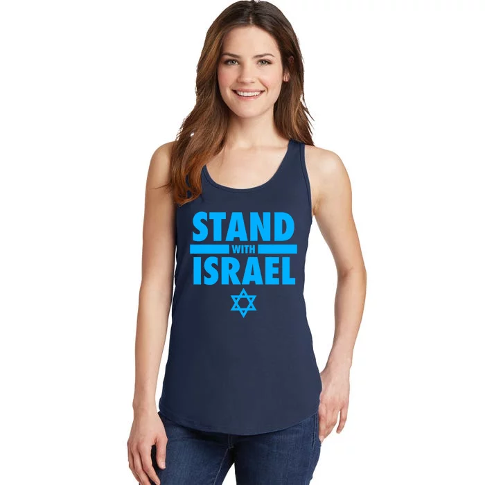 I Stand With Israel Pray For Israel Ladies Essential Tank