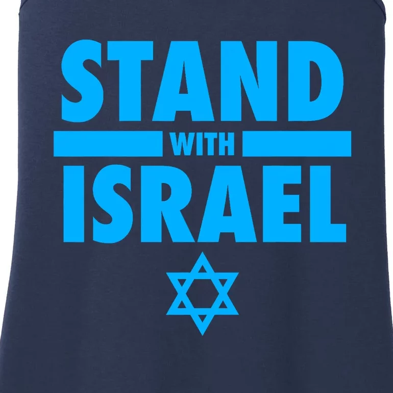 I Stand With Israel Pray For Israel Ladies Essential Tank