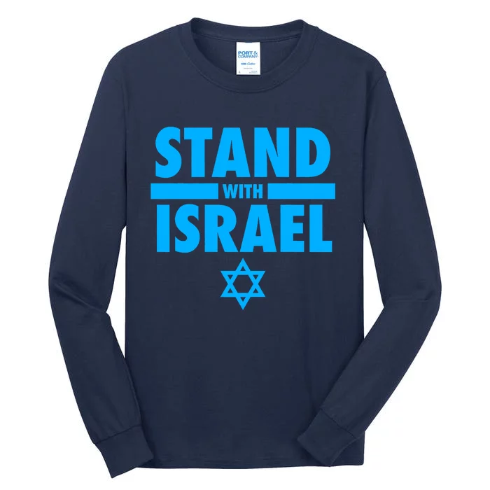 I Stand With Israel Pray For Israel Tall Long Sleeve T-Shirt