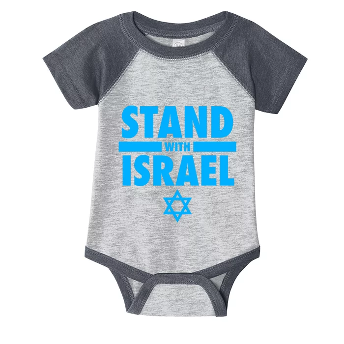 I Stand With Israel Pray For Israel Infant Baby Jersey Bodysuit