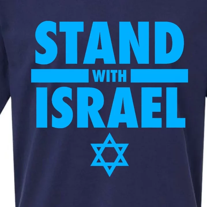 I Stand With Israel Pray For Israel Sueded Cloud Jersey T-Shirt