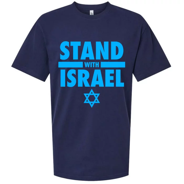 I Stand With Israel Pray For Israel Sueded Cloud Jersey T-Shirt