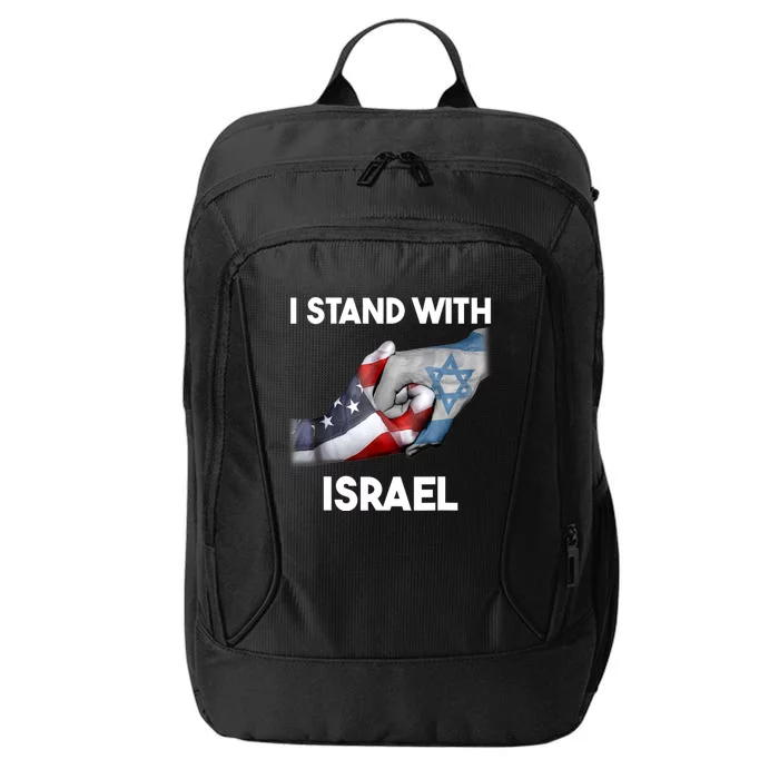 I Stand With Israel I Stand With Israel America Flag City Backpack