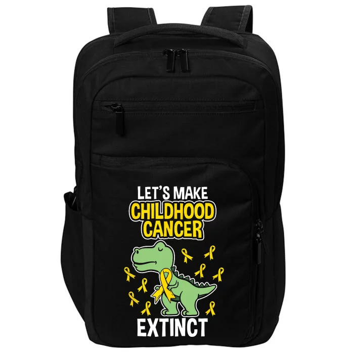 In September We Wear Gold Childhood Cancer Awareness Impact Tech Backpack