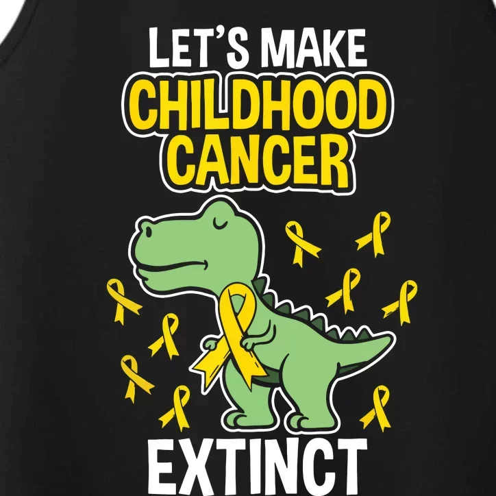 In September We Wear Gold Childhood Cancer Awareness Performance Tank