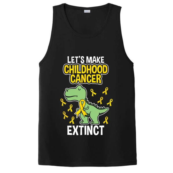 In September We Wear Gold Childhood Cancer Awareness Performance Tank