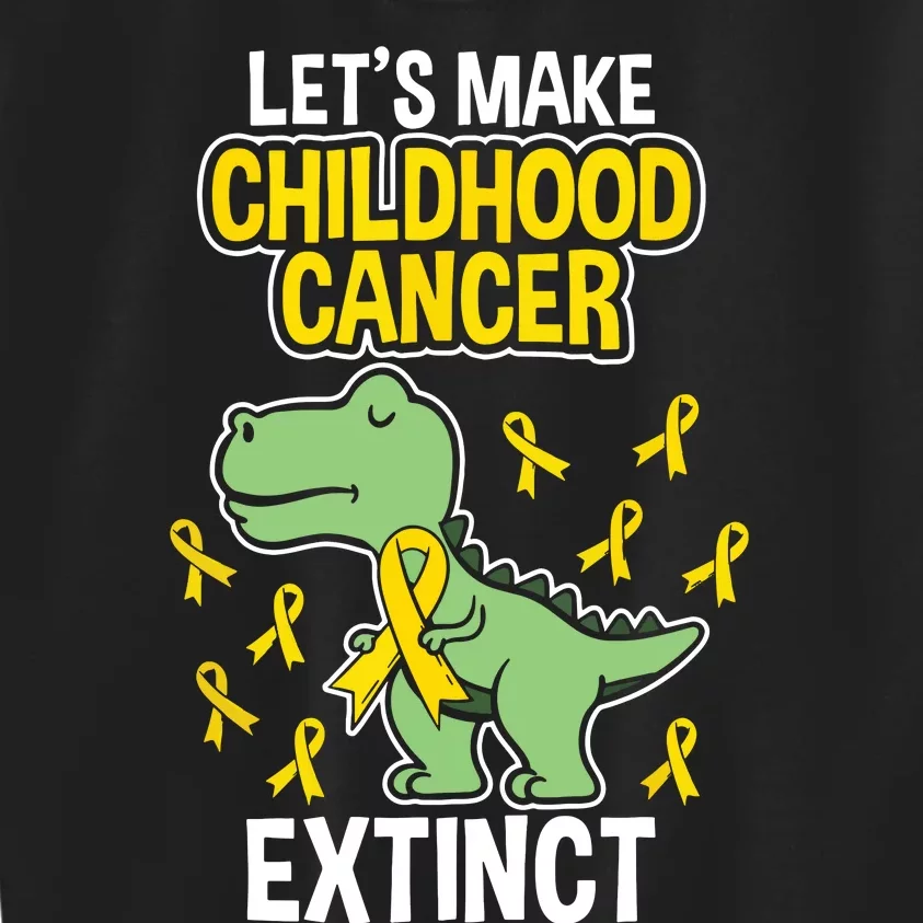 In September We Wear Gold Childhood Cancer Awareness Kids Sweatshirt