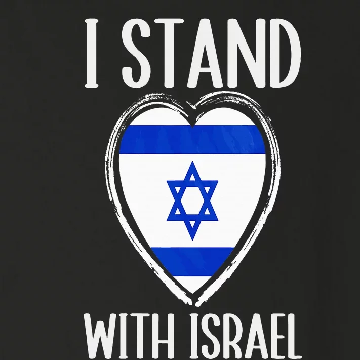 I Stand With Israel Patriotic Israel Flag Toddler Long Sleeve Shirt