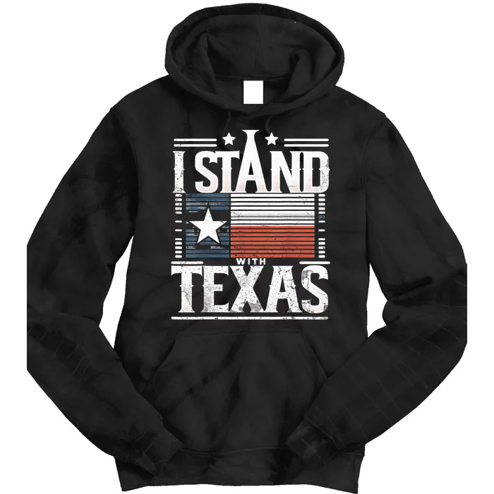 I Stand With Texas Scotus Tie Dye Hoodie