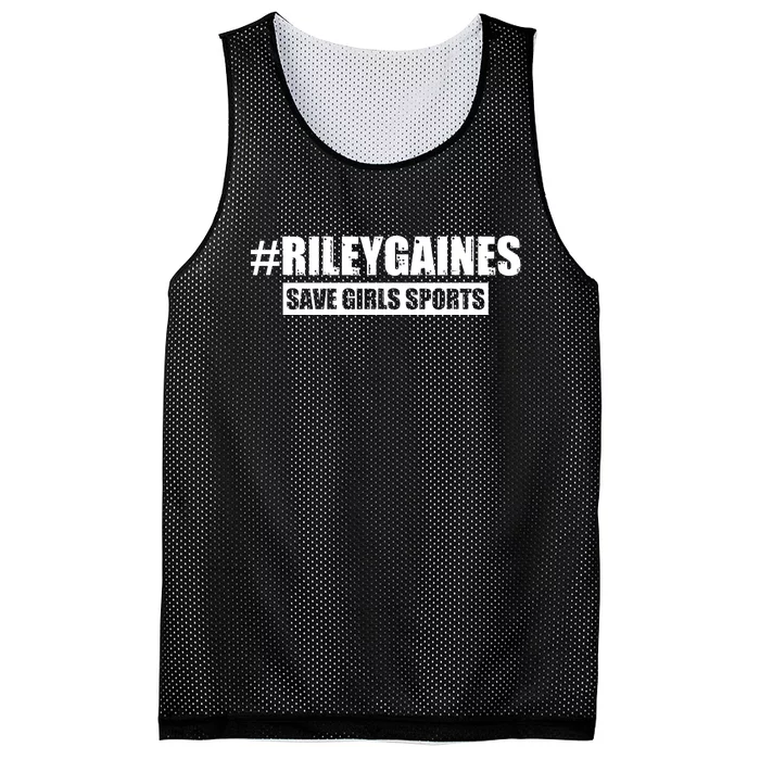 I Stand With Riley Gaines Hashtag Mesh Reversible Basketball Jersey Tank