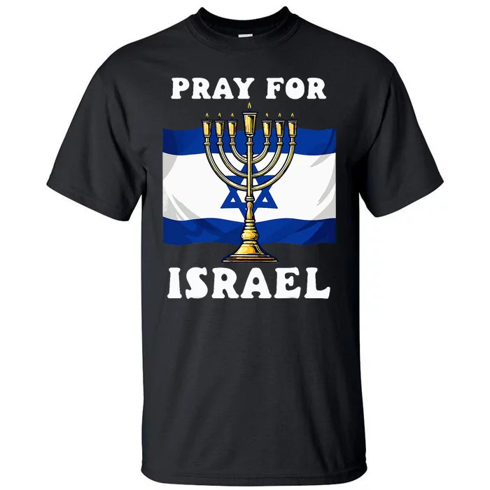 I Stand With Israel Support Israel Strong Pray For Israel Tall T-Shirt