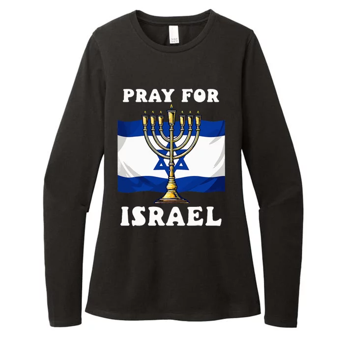 I Stand With Israel Support Israel Strong Pray For Israel Womens CVC Long Sleeve Shirt