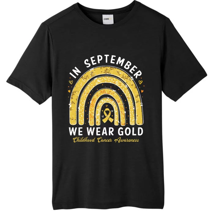 In September We Wear Gold Childhood Cancer Awareness ChromaSoft Performance T-Shirt