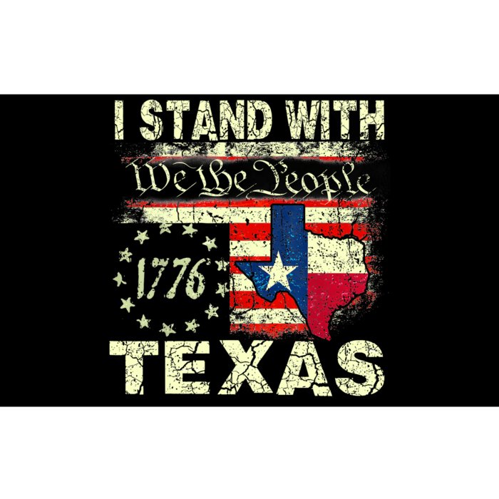 I Stand With Texas Bumper Sticker