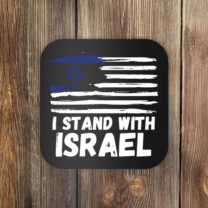 I Stand With Israel Jewish Hanukkah Coaster