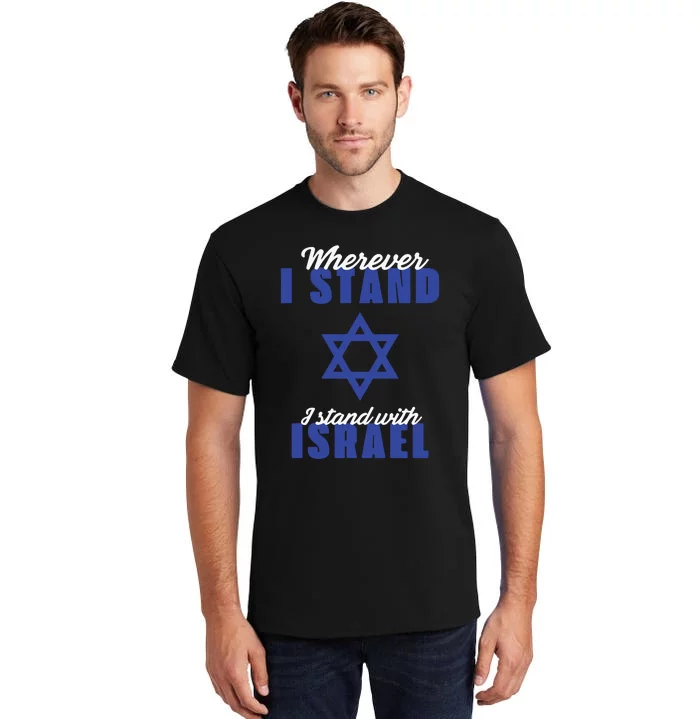 I Stand With Israel Pray For Israel Tall T-Shirt