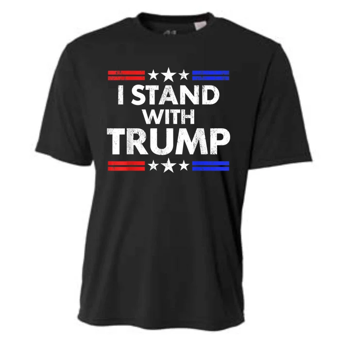 I Stand With Trump Cooling Performance Crew T-Shirt