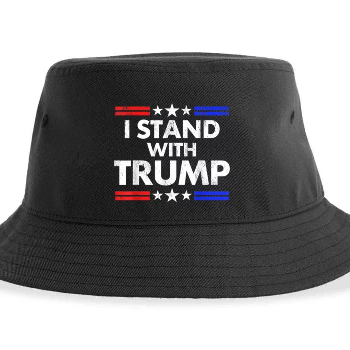 I Stand With Trump Sustainable Bucket Hat