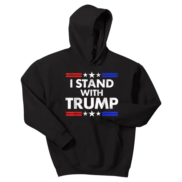 I Stand With Trump Kids Hoodie