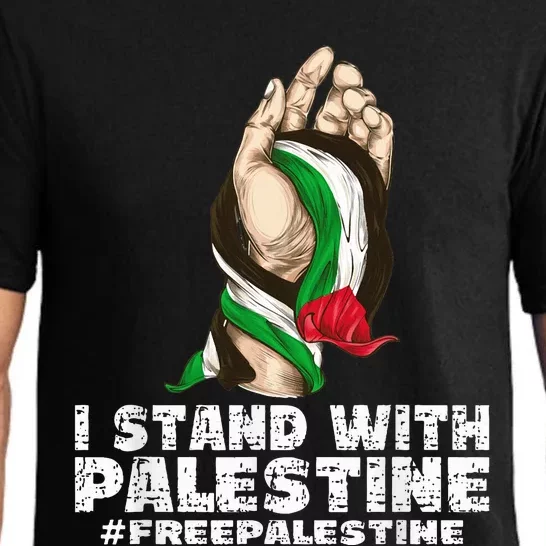 I Stand With Palestine For Their Freedom Free Palestine Pajama Set