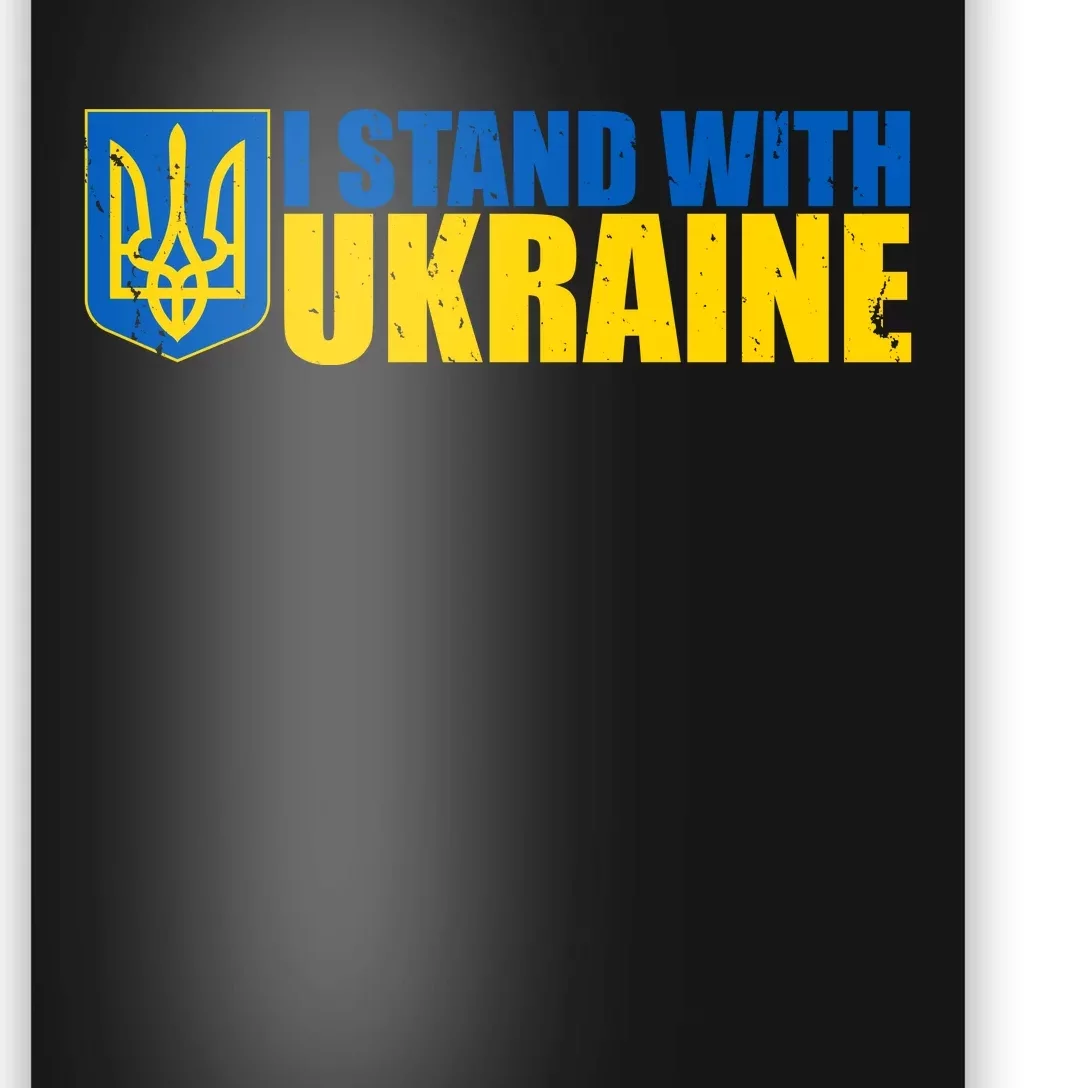 I Stand With Ukraine War Poster