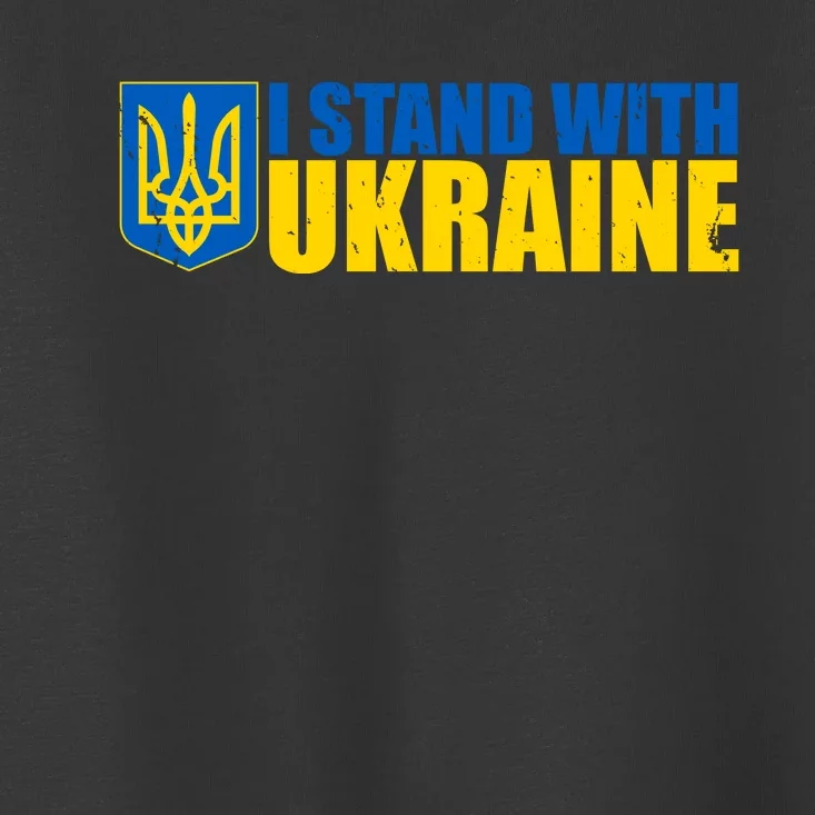 I Stand With Ukraine War Toddler T-Shirt