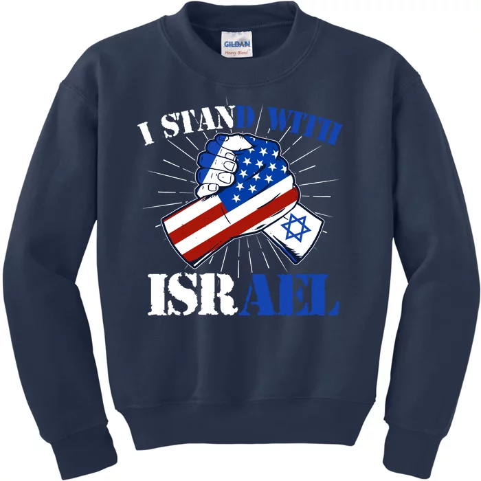 I Stand With Israel Kids Sweatshirt